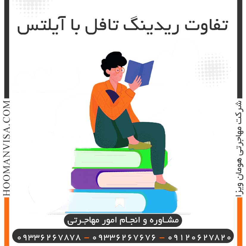 تفاوت ریدینگ تافل و آیلتس