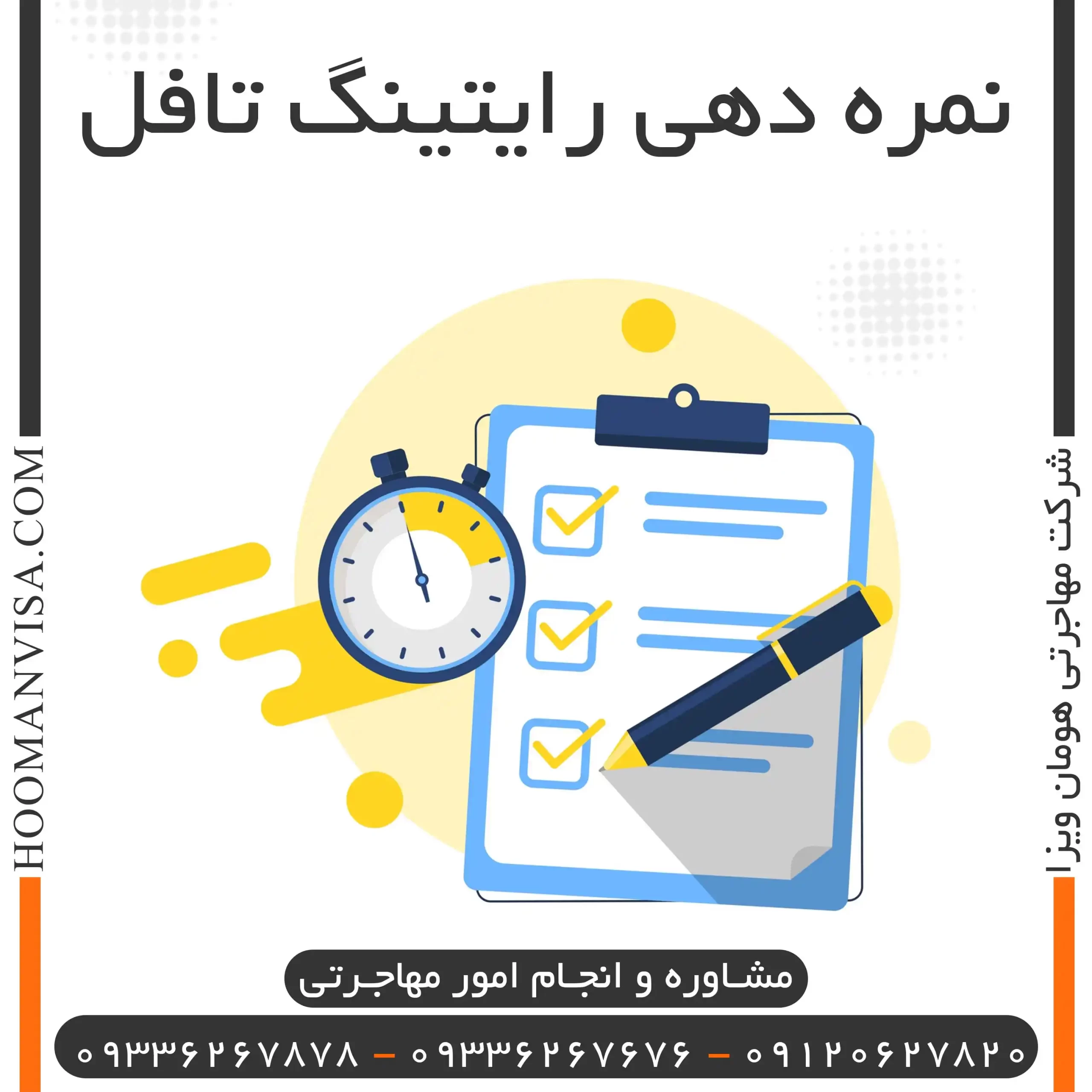 نمره دهی رایتینگ تافل