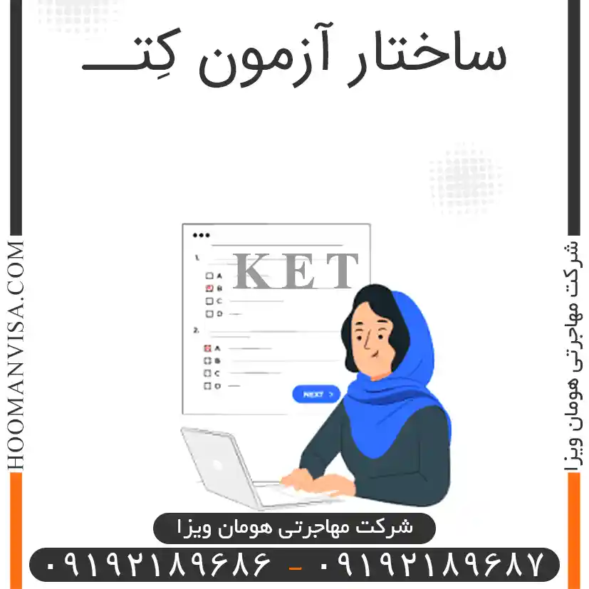 ساختار آزمون کت